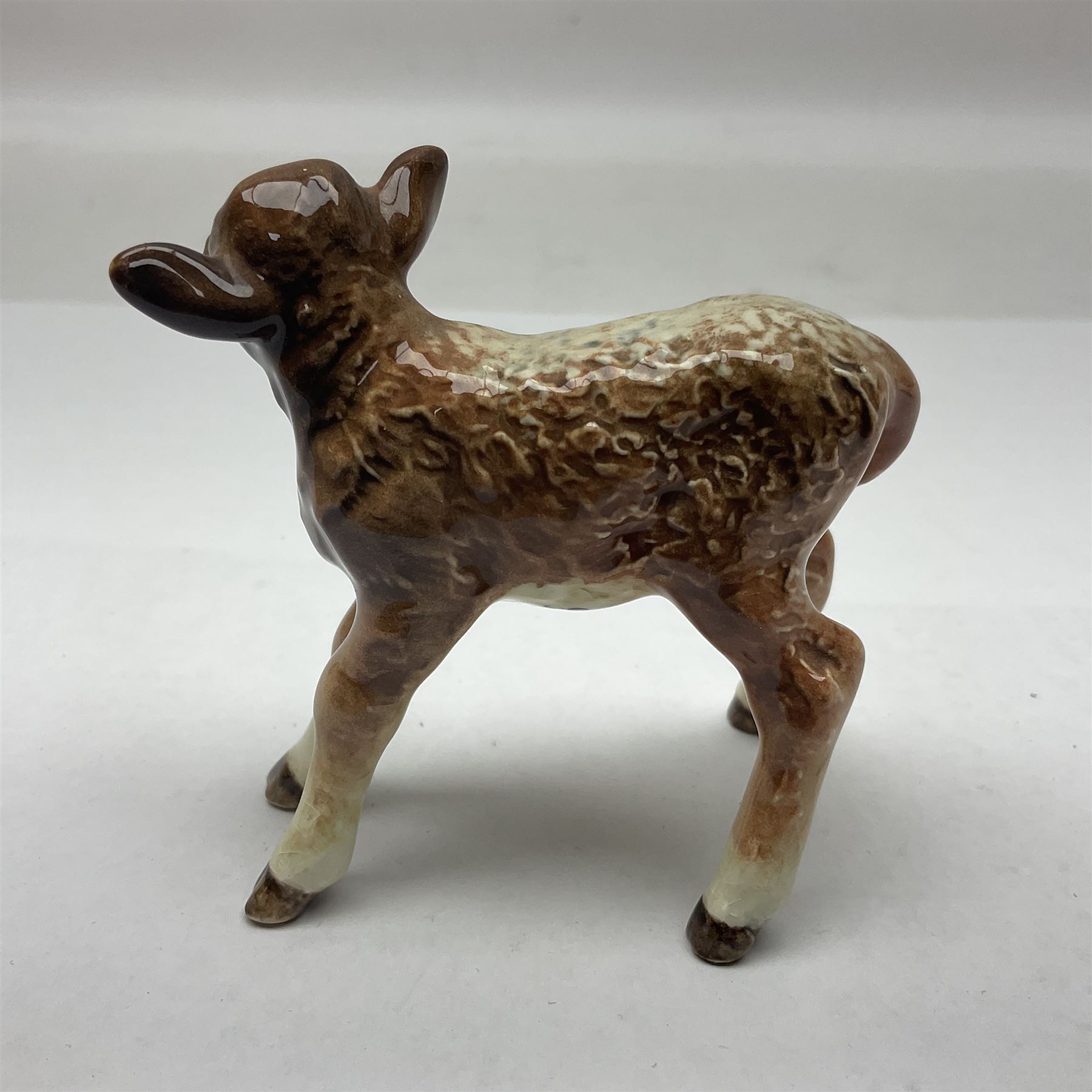 Beswick Shorthorn Calf no 1406, with printed mark beneath