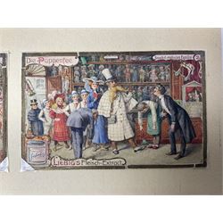 Six original Liebig watercolour illustrations: 'La Fie des Poupiees' 1907