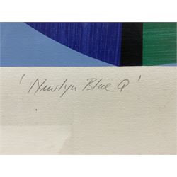 Sir Terry Frost RA (British 1915-2003): 'Newlyn Blue Q' (Kemp 142), screenprint signed titled and numbered 39/125 in pencil pub. 1995, 80cm x 73cm (irregular) with full margins 93cm x 91cm