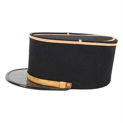 WWII French Colonial Marine Officer's kepi, circa 1939-1945, together with Infanterie de Ligne kepi