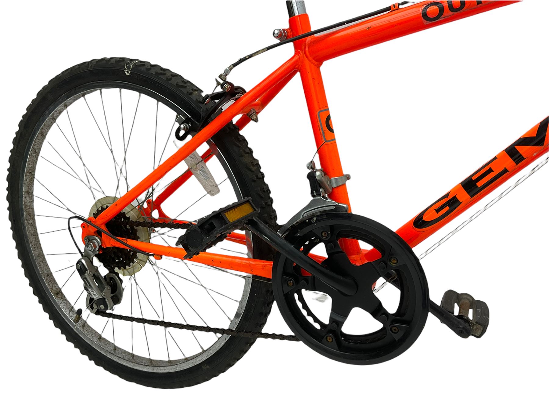 raleigh shopper style small wheel folding bicycle and boys mountain type bicycle - THIS LOT IS TO BE COLLECTED BY APPOINTMENT FROM DUGGLEBY STORAGE, GREAT HILL, EASTFIELD, SCARBOROUGH, YO11 3TX