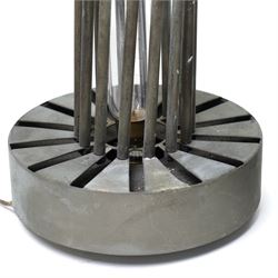 Maison Desny (1927-1933) - Pair of French art deco table lamps, 1920s/1930s, of unique stylised form, stamped 'Desny Paris Made in France Depose', H22.5cm 
Notes: Another pair of the same design was sold at Christie's 'Arts Décoratifs du XXe siècle et Design' Sale, Paris, Nov 21, 2012, Lot 31. 
Provenance: property of a Nobleman