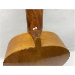 Encore black electric cut-away guitar L96cm; and Spanish Victor Garcia model 187 acoustic guitar, bears label dated 1972 L99cm; each in soft carrying case (2)