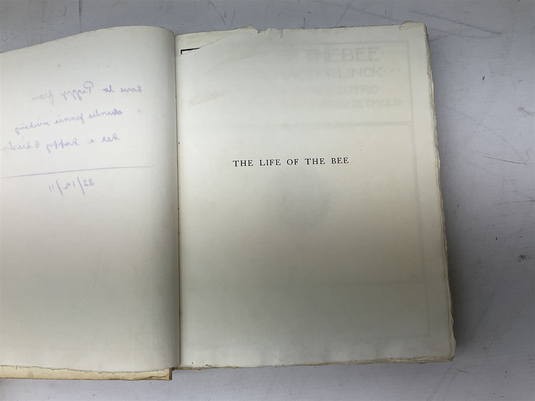 Maurice Maeterlinck: 'The Life of the Bee', illustrated E.J. Detmold, 13 mounted coloured plates, pub. Geo. Allen & Co. Ltd. London, 1911,