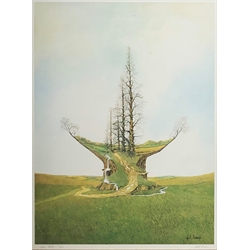 After Neil Simone (British 1947-): 'Transformation' and 'Tree Route', pair limited edition colour prints signed, titled and numbered in pencil 57cm x 43cm (2)