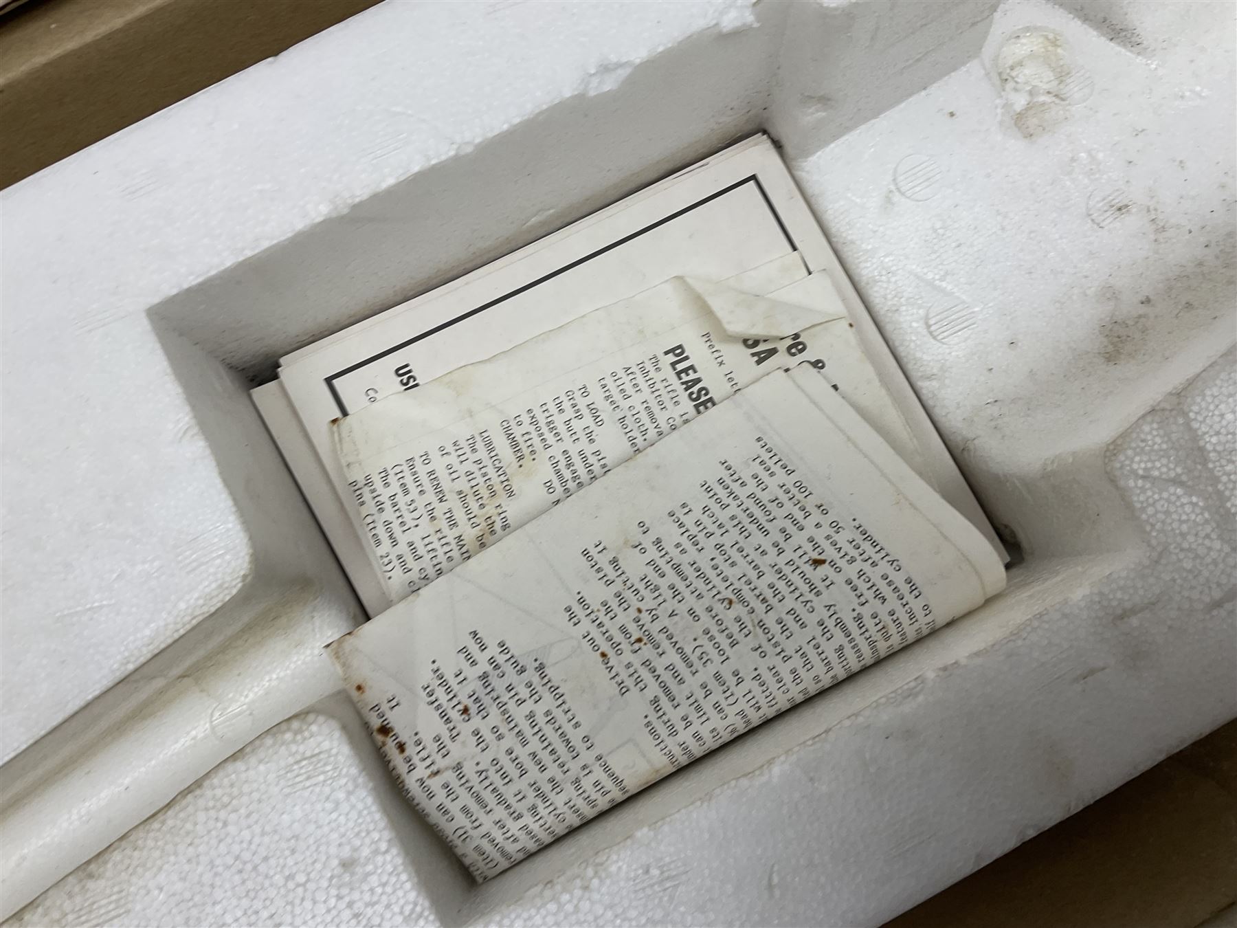 BSA Meteor .22 cal. air rifle with break-barrel action, serial no.TH80547, L106.5cm overall; in original box with accessories. NB: AGE RESTRICTIONS APPLY TO THE PURCHASE OF AIR WEAPONS.