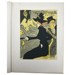 Rotzler, Willy - 'Affiches de Henri de Toulouse-Lautrec - Dix reproductions en couleurs', book containing ten colour Toulouse-Lautrec lithographs, pub. 1946 by Bale, unbound with loose plates, plates max 33cm x 24cm