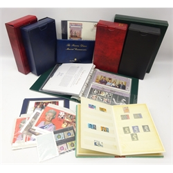 Collection of FDCs and presentation packs including Mercury covers relating to Princess Diana and Royalty, 'The Princess Diana Memorial Commemorative', large number of mostly 1980s FDCs, in five ring binder albums and loose, in one box  