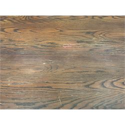 Oak rectangular table 