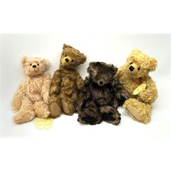 Three modern ABJ (Actually Bears by Jackie) limited edition teddy bears - 'Benjamin' No.1/1 H15