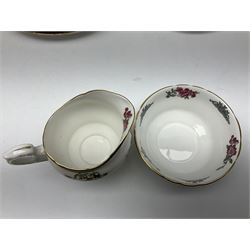 Paragon Tree of Kashmir part tea and dinnerwares service for six, comprising dinner plates, side plates, teacups and saucers, milk jug and open sucrier (26)