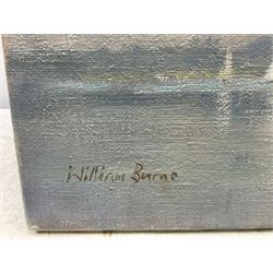 William Burns (British 1923-2010): 'Barge Race on the Orwell Suffolk', oil on canvas signed, titled verso 41cm x 61cm (unframed) 
Provenance: direct from the artist's family