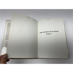 Four reference books of US Military interest comprising Basic Training US Army Training Center Infantry Fort Jackson, South Carolina; two books on the 43rd Infantry Division; and WW2 Combat Squadrons of the USAF; and three other books including German Army & Navy Uniforms and Insignia 1871-1918 (7)