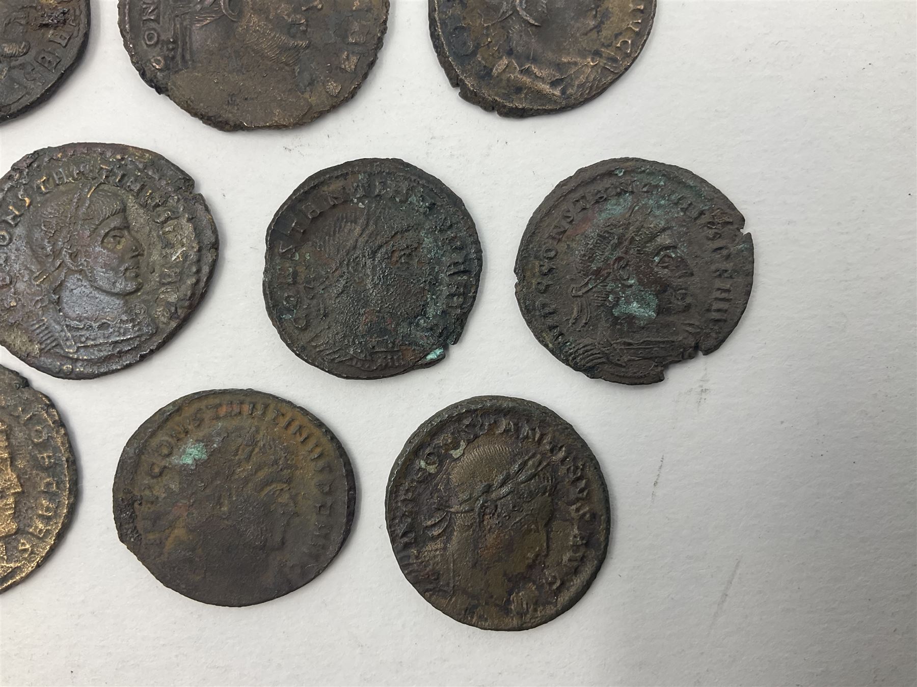 Roman Imperial Coinage, Constantine the Great (AD 306-337) and Constantine II (AD 337-340), twenty assorted bronze folles (20)