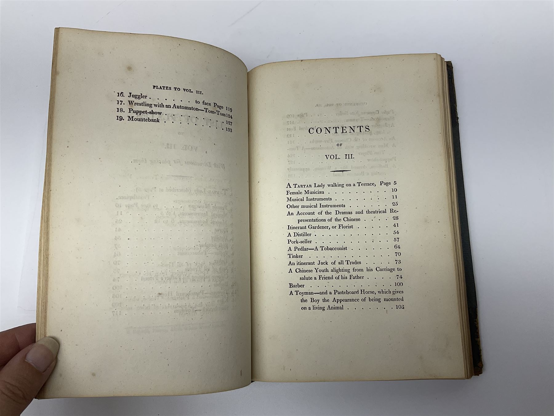 Bertin M. & Breton M.: China Its Costume, Arts, Manufactures etc. 1812 Stockdale London. Four volumes in one. Hand coloured plates. Half leather binding; Doolittle Rev. Justus: Social Life of the Chinese. 1868. Illustrated. Rebound in half morocco with marbled boards; and three other books of eastern interest (5)