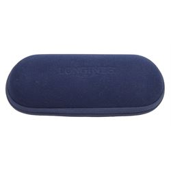 Longines DolceVita ladies stainless steel and gold quartz wristwatch, Ref. L5.155.5, mother of pearl dial with diamond hour markers and diamond set heart and 12 o'clock