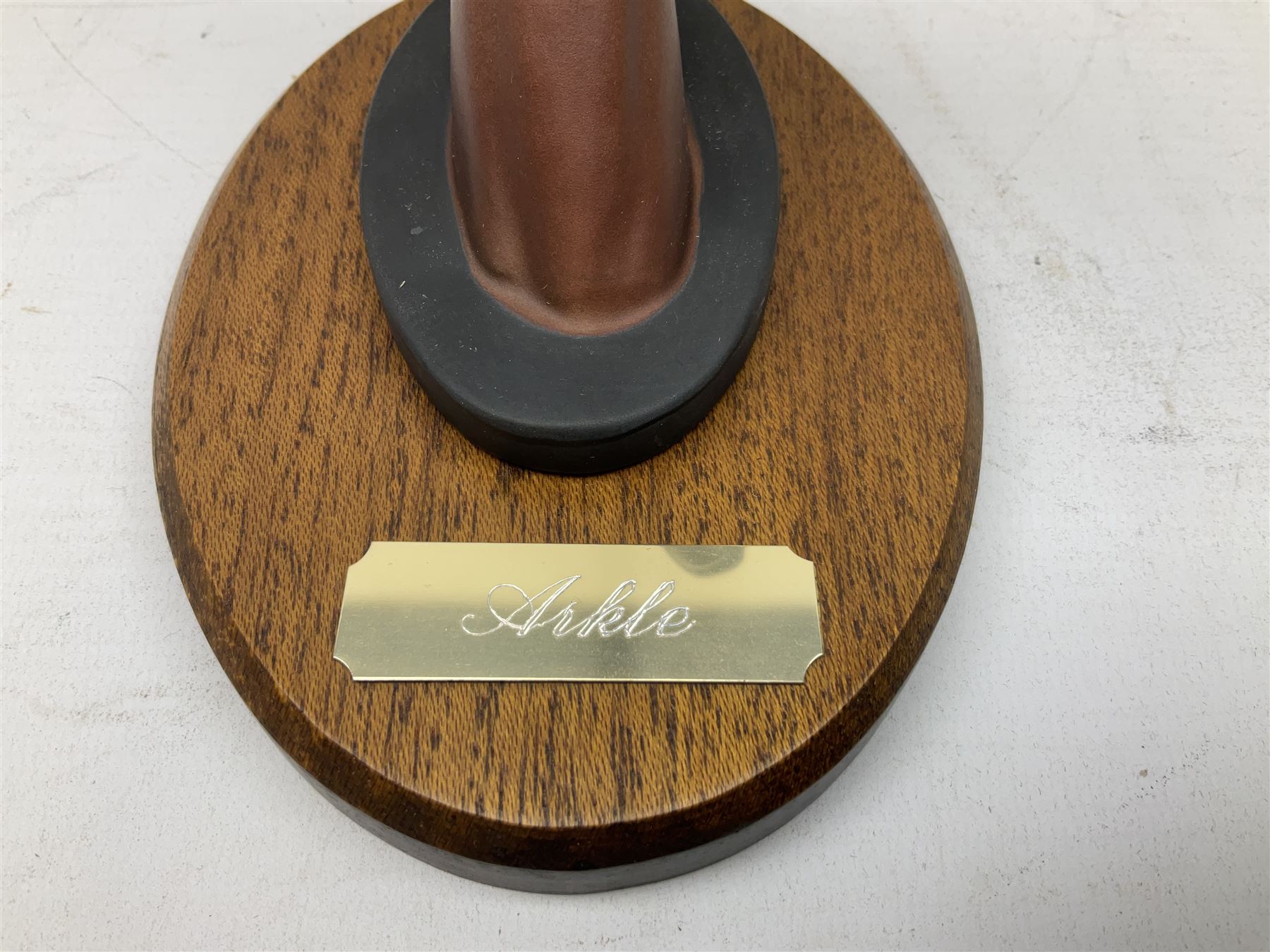 Beswick set of horse head wall plaques 'Champions all', comprising Arkle no.2700, The Minstrel no.2701, Red Rum no.2702, Troy no.2699, all with original boxes