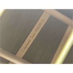 Tanglewood Dreadnought spruce and java wood acoustic guitar the three-piece back with mango spalted wood insert; in Faith hard carrying case; serial no.201147017 L103cm