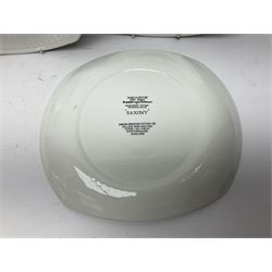 Set of Six Washington pottery fish series plates, titled Aquarius, together with two Ironstone pottery Beefeater plates, L28cm, H24cm