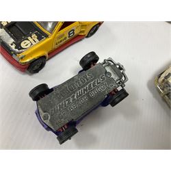 Large quantity of unboxed, playworn, incomplete and repainted die-cast models by various makers