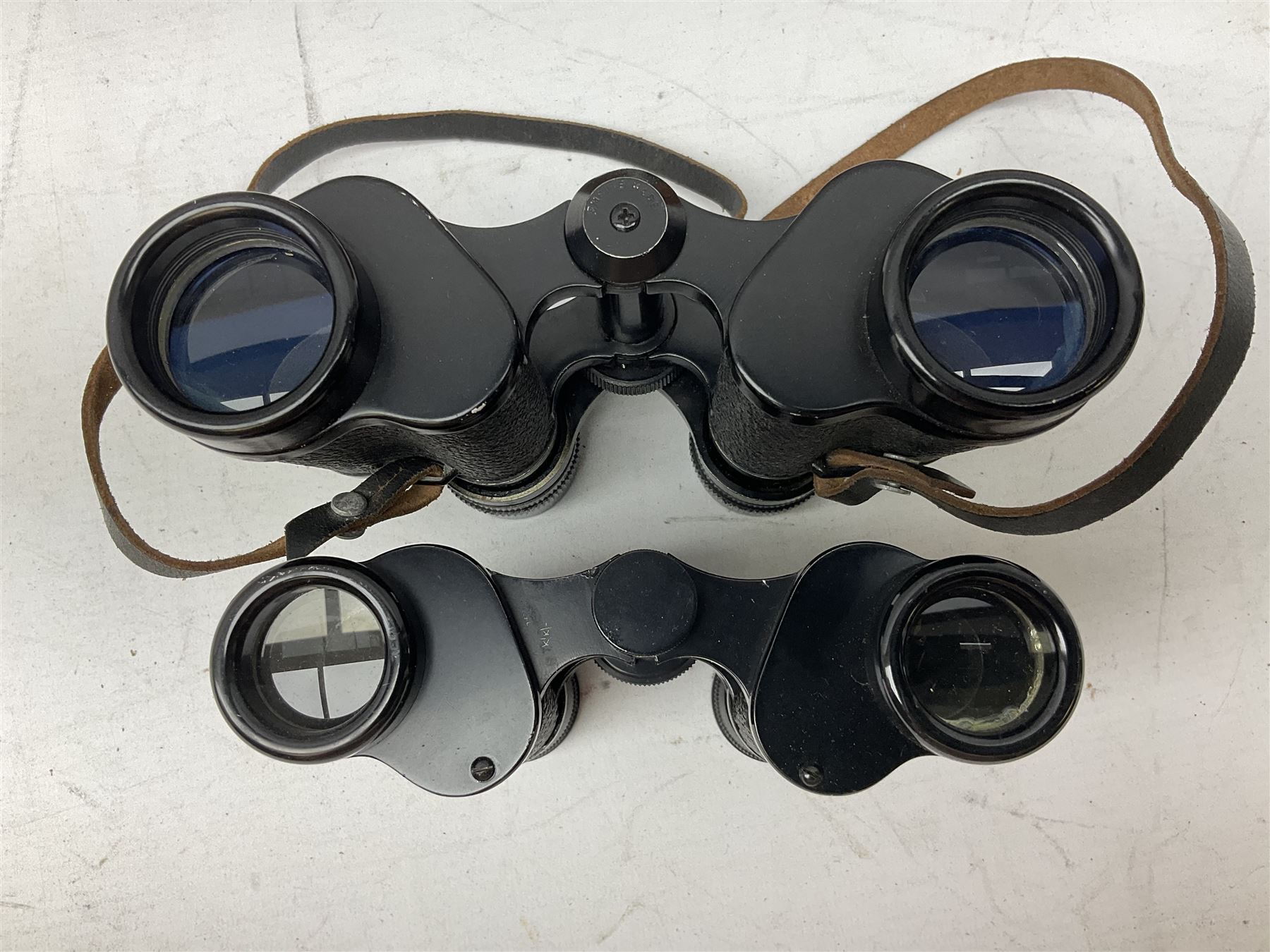 Eight cased pairs of binoculars, to include Noctovist Mk II 8x30, Prinz 8x30, Steiner Bayreuth 8x30, Springfield H.F.P 8x26 etc