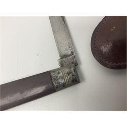 Seven pen knives, two lighters, including one Ronson example and a collection of postcards