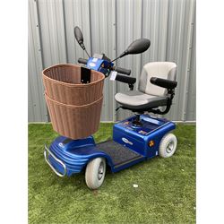 Eden Pathmaster mobility scooter in blue, adjustable swivel seat, front storage basket, pneumatic tyres, adjustable tiller - THIS LOT IS TO BE COLLECTED BY APPOINTMENT FROM DUGGLEBY STORAGE, GREAT HILL, EASTFIELD, SCARBOROUGH, YO11 3TX