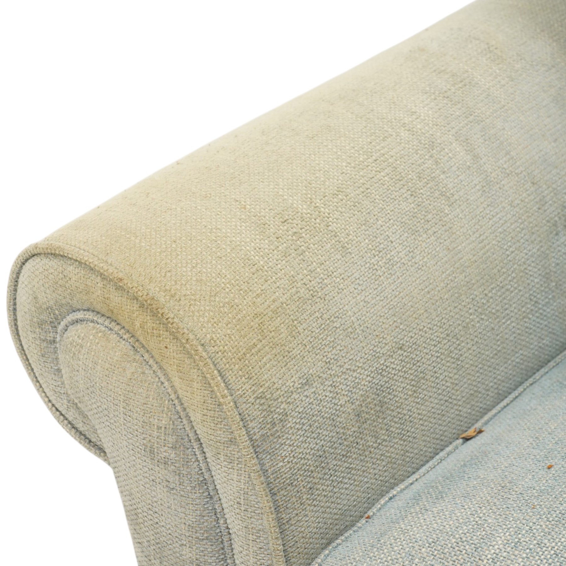 Laura Ashley - contemporary two seater sofa bed with rolled arms
