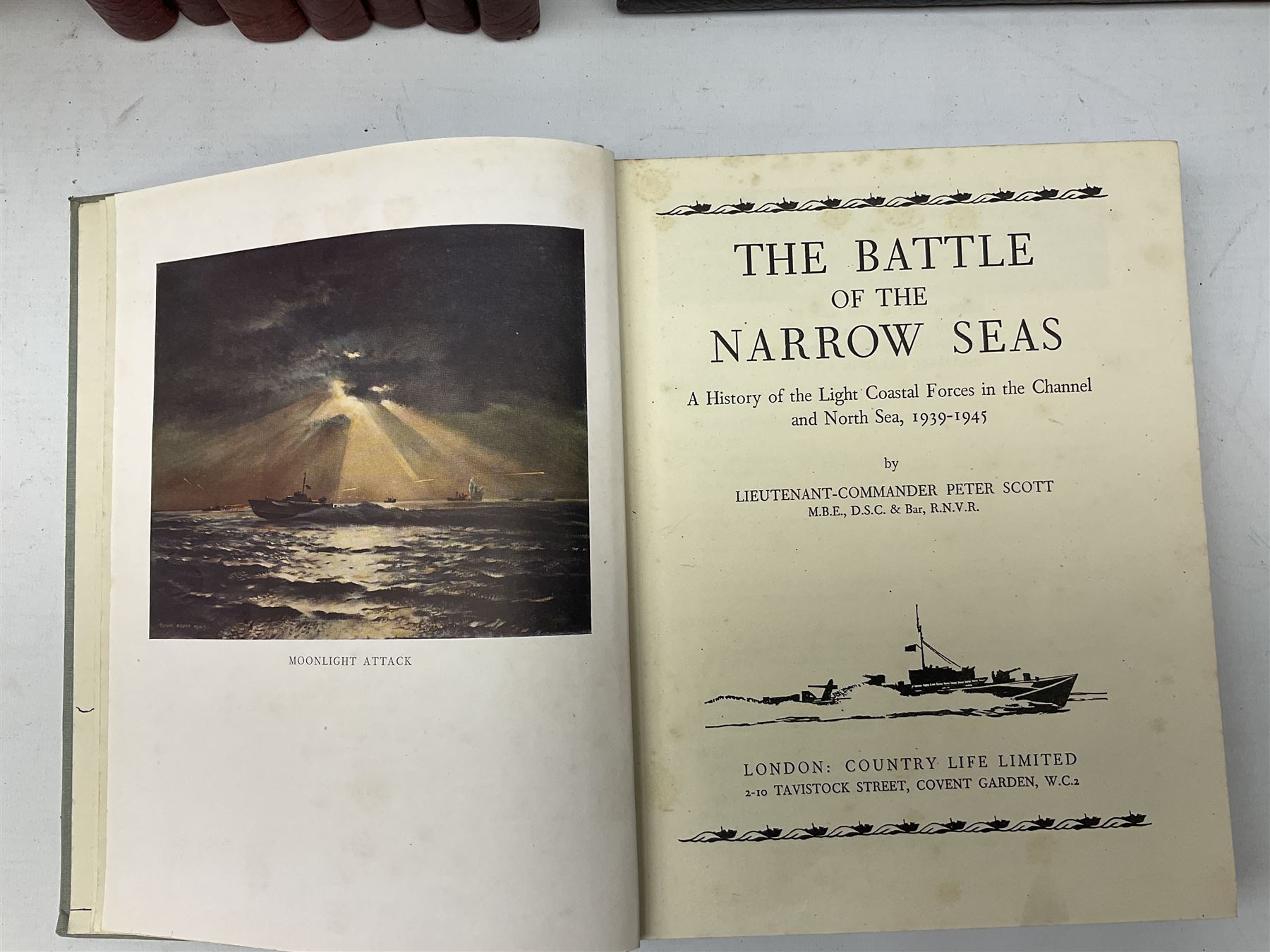 Military related books including two bound volumes of Phoenix Magazine Feb.1945 - Feb.1946; Knight W.S.M.: The History of the Great European War. Ten volumes; folding road map of India; The War in Pictures. Six volumes etc