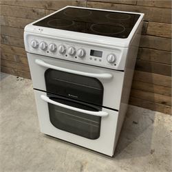 Hotpoint 62DCW electric double oven cooker