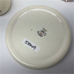 Four pieces of Mabel Lucie Attwell and Bunnykins nursery ware