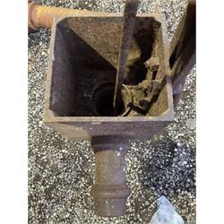 19th century cast iron water pump - THIS LOT IS TO BE COLLECTED BY APPOINTMENT FROM DUGGLEBY STORAGE, GREAT HILL, EASTFIELD, SCARBOROUGH, YO11 3TX