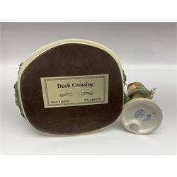 Nine Hummelscapes by Goebel, to include Bavarian Bire Garten, Cuck Crossing, Fisherman's Feast, Strudel Haus etc, each with associated Hummel figures, tallest H14cm 