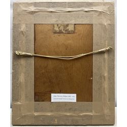 Attrib. Glyn Warren Philpot RA (British 1884-1937): Portrait of a Young Gentleman, watercolour unsigned, attributed verso 26.5cm x 18.5cm 
Provenance: with The Campden Gallery, Kensington, label verso