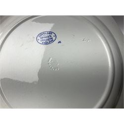 Copeland Spode Italian pattern dinner wares, including two tureens and covers, four serving dishes, six dinner plates, four side plates etc, all with blue printed marks beneath