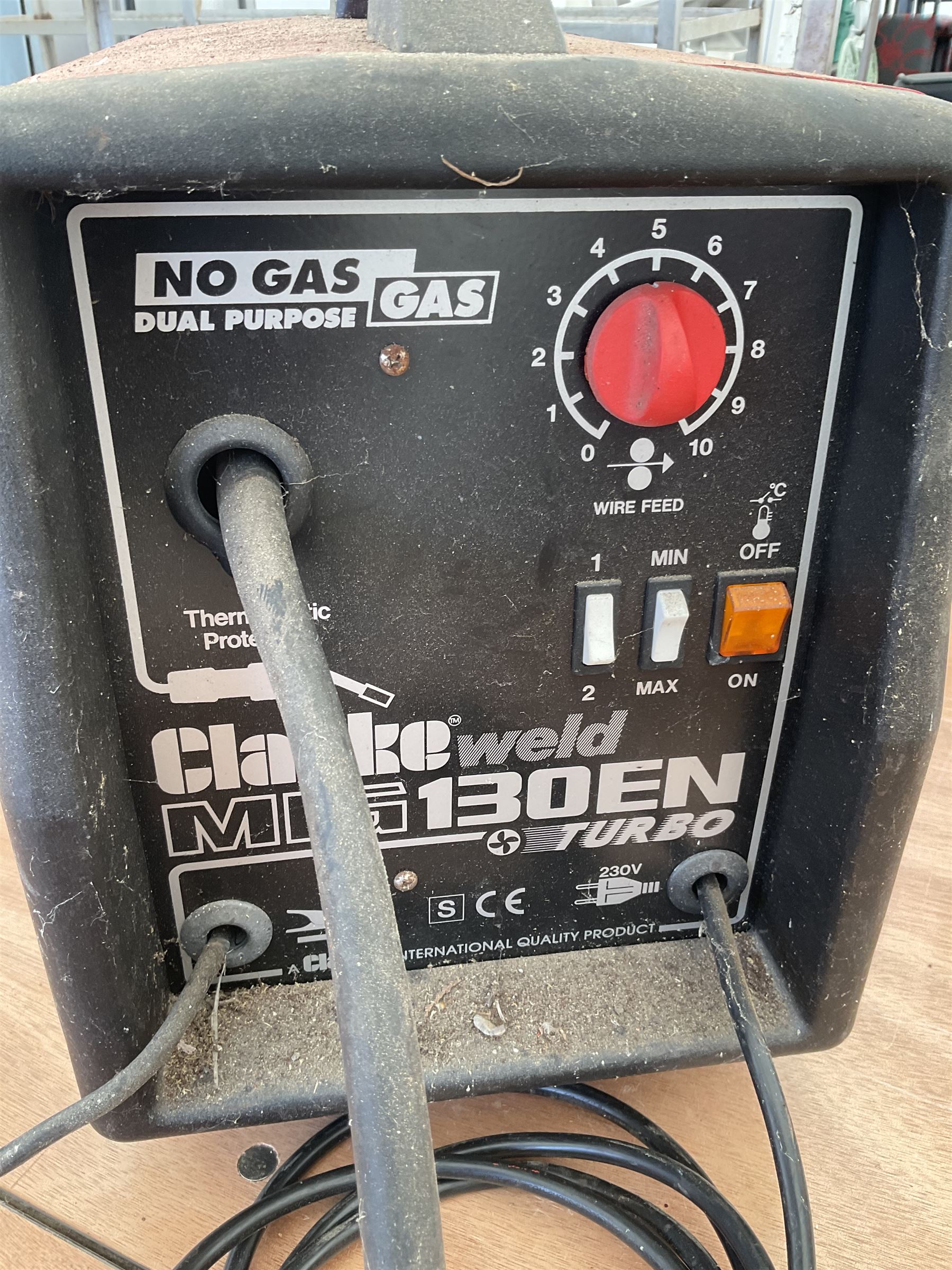 Clarke MIG 130EN Turbo MIG dual purpose welder  - THIS LOT IS TO BE COLLECTED BY APPOINTMENT FROM DUGGLEBY STORAGE, GREAT HILL, EASTFIELD, SCARBOROUGH, YO11 3TX