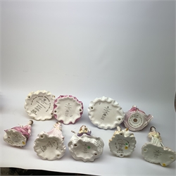 A collection of Coalport figurines, comprising, Evening at the Opera, Evening Elegance, Maggie, Golden Anniversary, Artisan's Choice 2003 with accompanying certificate, all with boxes, plus White Rose of Yorkshire, Barnsley Belle, Red Rose of Lancashire, Pontefract Princess, Mary, Celebration, Artisan's Choice 2004, and a Second example. (13). 