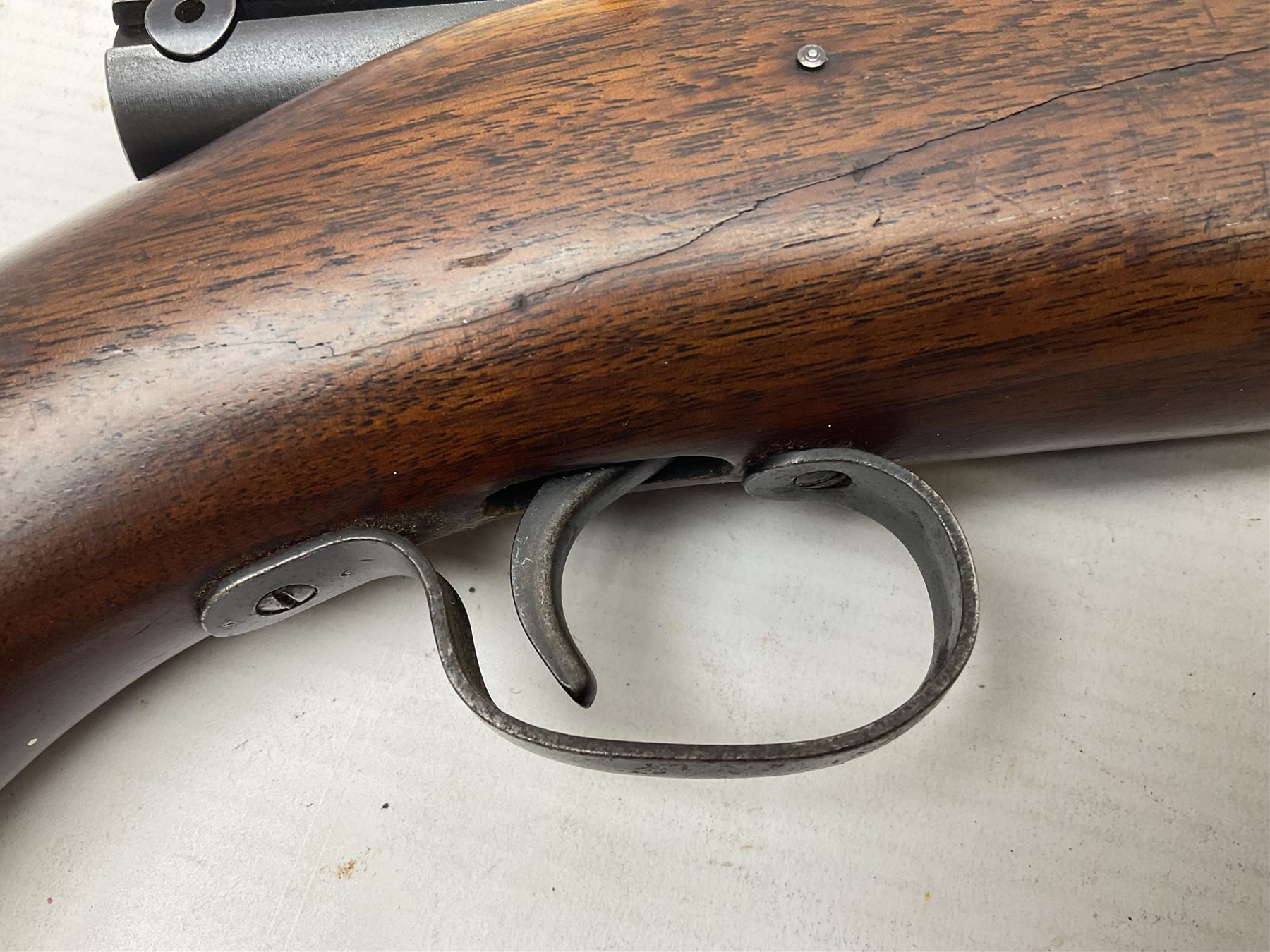 Winchester Model 74 .22 Short semi-automatic single shot rifle, the 61cm(24