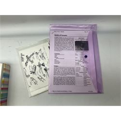 Framed WW2 'Special Order of the Day' poster date 24th May 1940 relating to Narvik in Norway; WW1 Princess Mary Christmas tin with quantity of uniform buttons; cigarette silk of the Prince of Wales in uniform; Royal Navy dinner menus, including HMS Daedalus Taranto forty-third, forty-fourth and forty-fifth anniversary dinners, 1983-1985, the wardroom mess summer ball, etc   