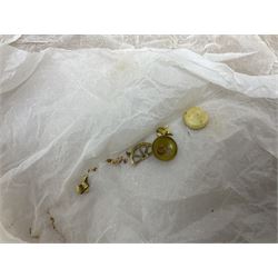 Collection of Japanese celluloid figures, including Rickshaw groups, fishing scene, oxen etc 