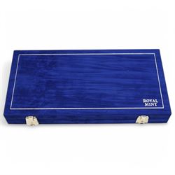 The Royal Mint United Kingdom 2000 silver proof 'Millennium' coin collection, including Maundy coins, number 12291, cased with certificate
