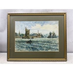 William Edward Wigfull (British 1875-1944): River Views, pair watercolours signed and dated '96 and  '91, 26cm x 38cm (2)