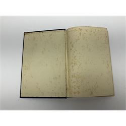 Hitler Adolf: Mein Kampf. Unexpurgated edition. Two volumes in one. 1942. English text. Blue cloth/gilt covers.