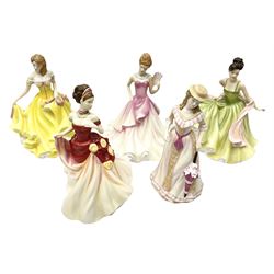 Five Royal Doulton figures from the Pret