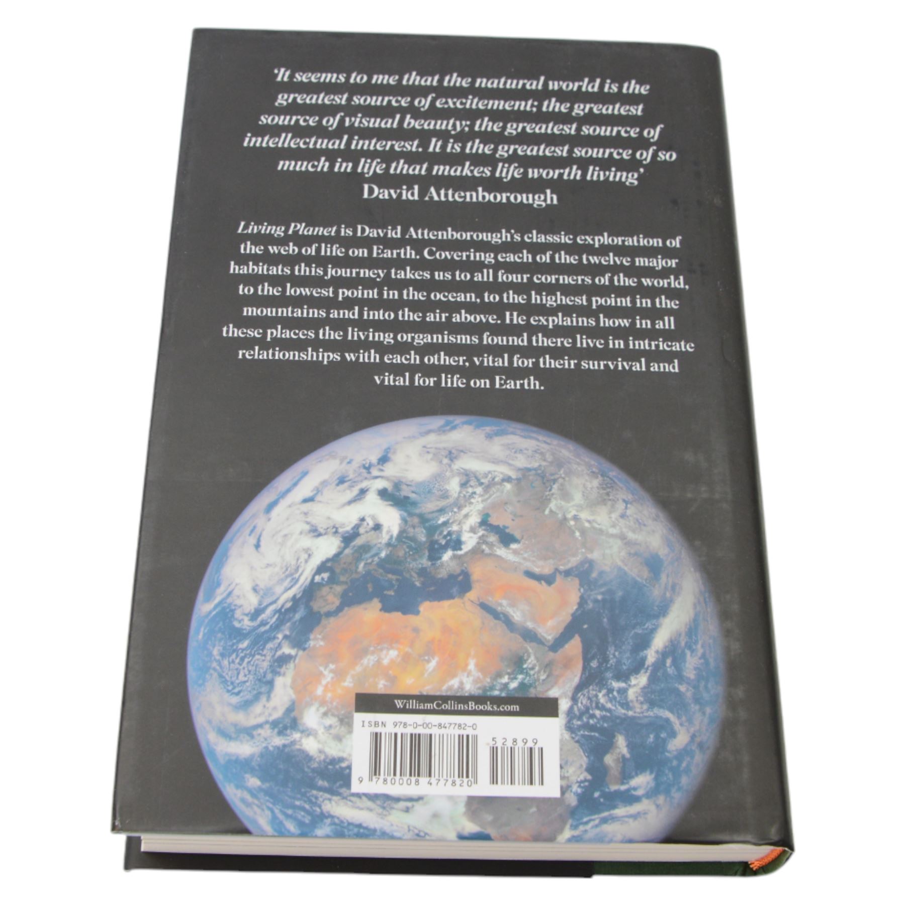 Attenborough, David; Life on Earth, Collins, London 1979 first edition hardback, together with A Life on Our Plant and Living Planet all with David Attenborough signatures 