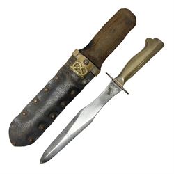 Scratch-built fighting/throwing knife, p