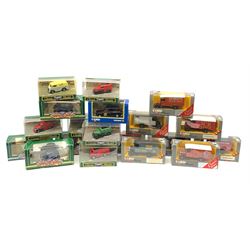 Corgi Classics - eight 1:43 scale commercial vans, some limited editions; six Classic Models small vans; four Classic Cars; and London Taxi; all boxed, most models virtually mint (19)