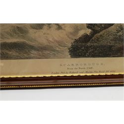 After Francis Nicholson (British 1753-1844): Scarborough from the North Cliff, colour lithograph printed by Charles Joseph Hullmandel (British 1789-1850) pub. Rodwell and Martin 1822, 27cm x 38cm