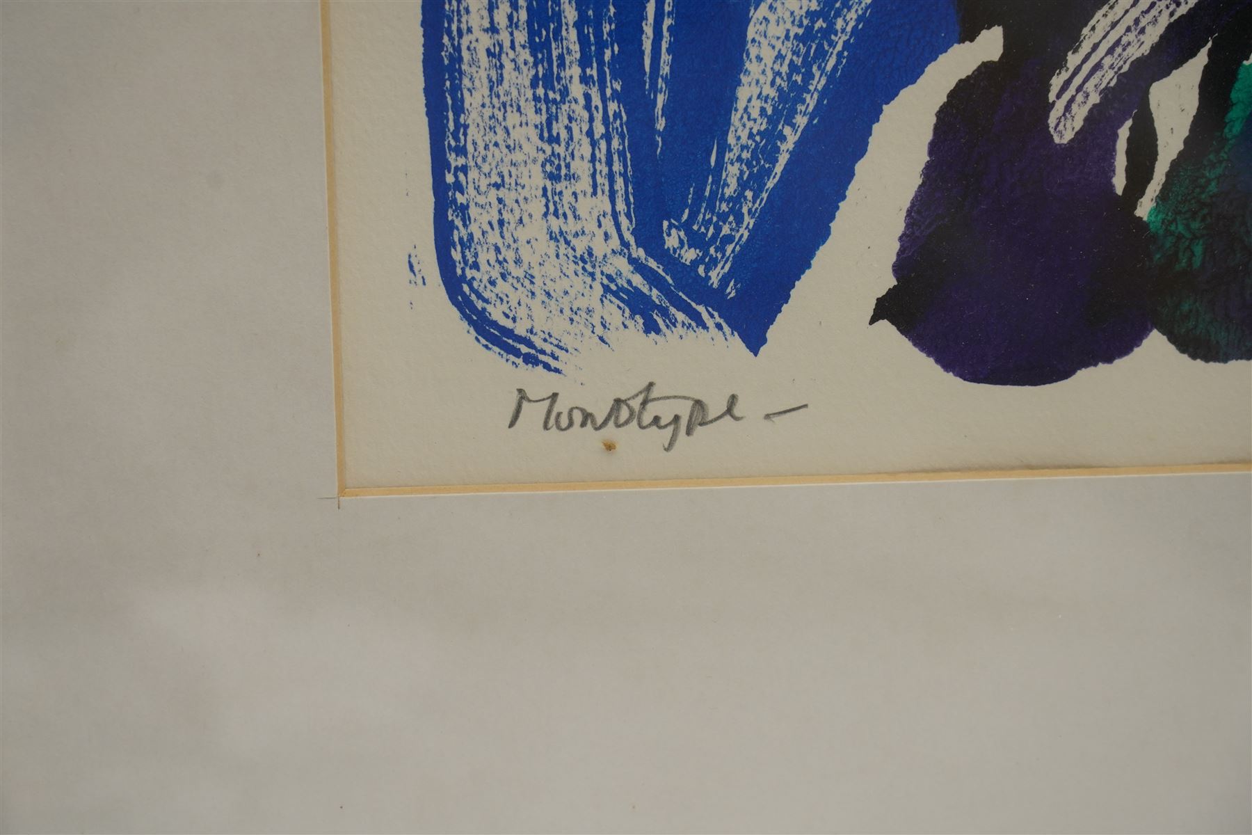Gillian Ross Kelsey (British 1935-2025): 'Celtic Image No 3' and 'Celtic Image No 4', two acrylic monotypes signed and titled in pencil max 70cm x 110cm (2)