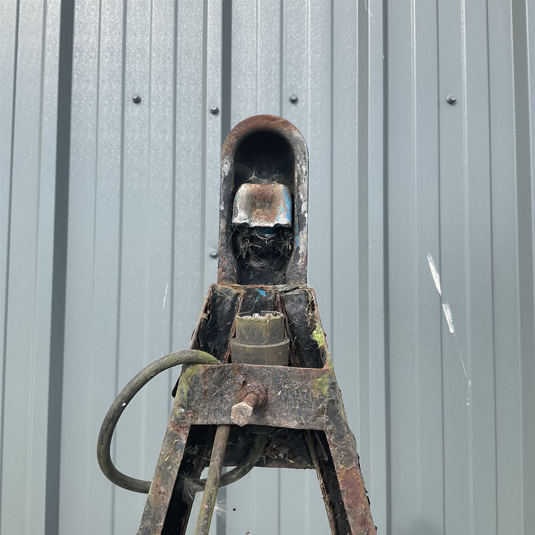 Small trailer with removable metal lid and spare wheel  - THIS LOT IS TO BE COLLECTED BY APPOINTMENT FROM DUGGLEBY STORAGE, GREAT HILL, EASTFIELD, SCARBOROUGH, YO11 3TX